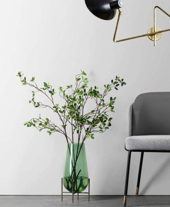 🌿 Artificial Leaf Branches - Real Touch Greenery Stems for DIY Arrangements, Centerpieces & Home Decor (en inglés)