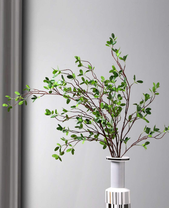 🌿 Artificial Leaf Branches - Real Touch Greenery Stems for DIY Arrangements, Centerpieces & Home Decor (en inglés)